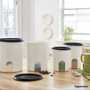 Tupperware one touch canister set